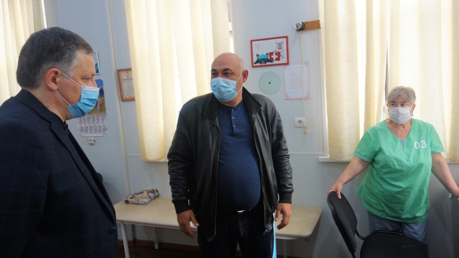 Беслан Эшба посетил станцию скорой помощи столицы (видео)