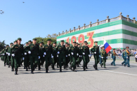 Военный парад в Сухуме, посвященный 30-летию Победы в Отечественной войне народа Абхазии 1992-1993 гг.