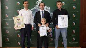 Сегодня у главы Администрации Сухума Тимура Агрба побывал маленький чемпион